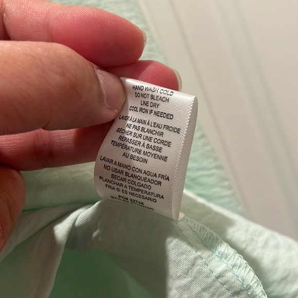 NWT B Collection by Bobeau Mint Green sleeveless v neck textured - Picture 6 of 6